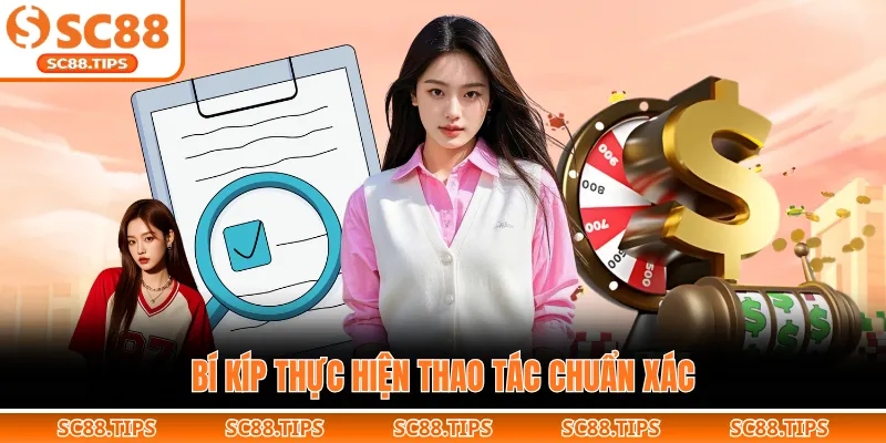Bí kíp thực hiện thao tác chuẩn xác